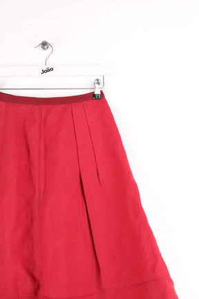 Jupe Louis Vuitton Rouge en Lin