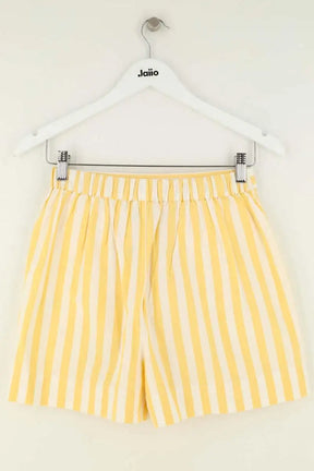 Mini short Sézane Jaune en Coton