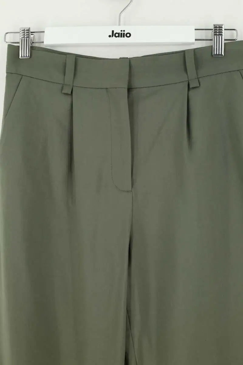 Pantalon Maje Kaki en Laine