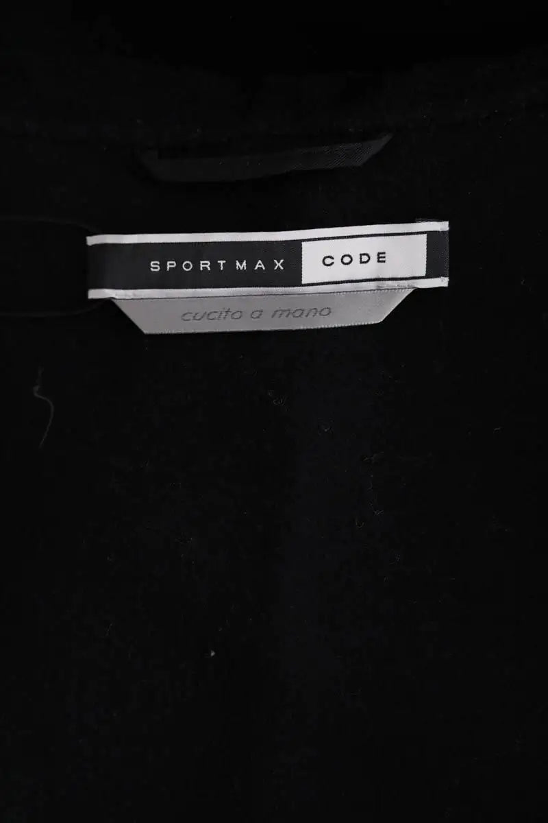 Manteau Sportmax Noir en Laine