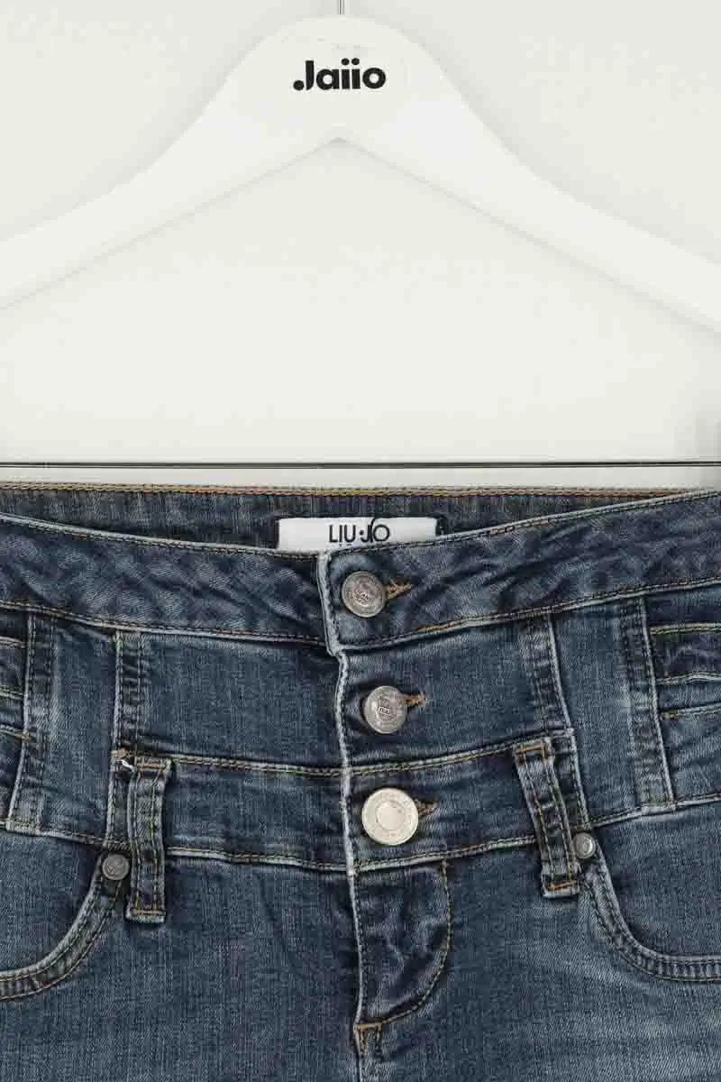 Jean slim Liu Jo Bleu en Coton
