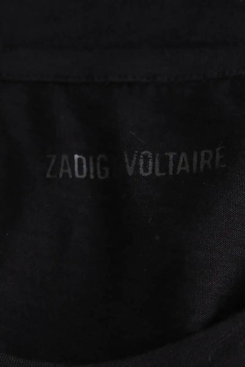 T-shirt Zadig & Voltaire Noir en Coton