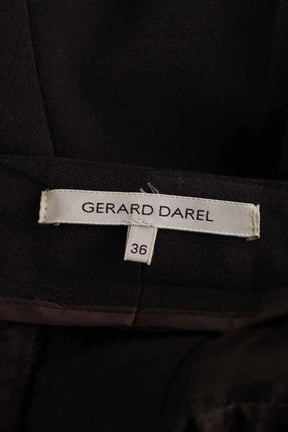 Pantalon Gerard Darel Marron en Synthétique