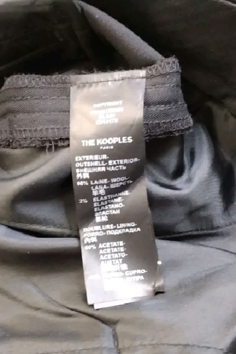 Pantalon slim The Kooples  Noir