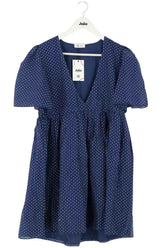 Robe American Vintage Bleu en Coton, taille S - Seconde Main