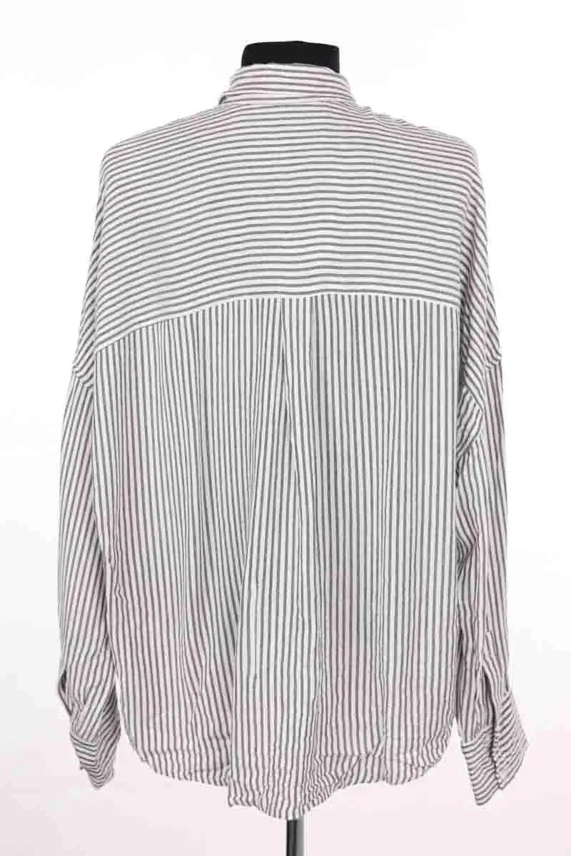 Chemise Iro Markina Gris en Synthétique