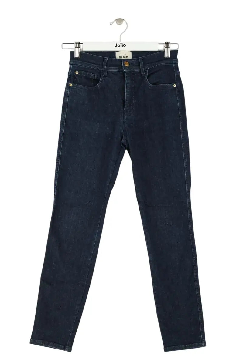 Jean slim Sézane Bleu en Coton, taille XS - Seconde Main