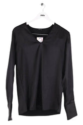 Blouse Joseph Noir en Soie, taille XS - Seconde Main