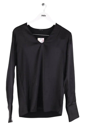 Blouse Joseph Noir en Soie, taille XS - Seconde Main