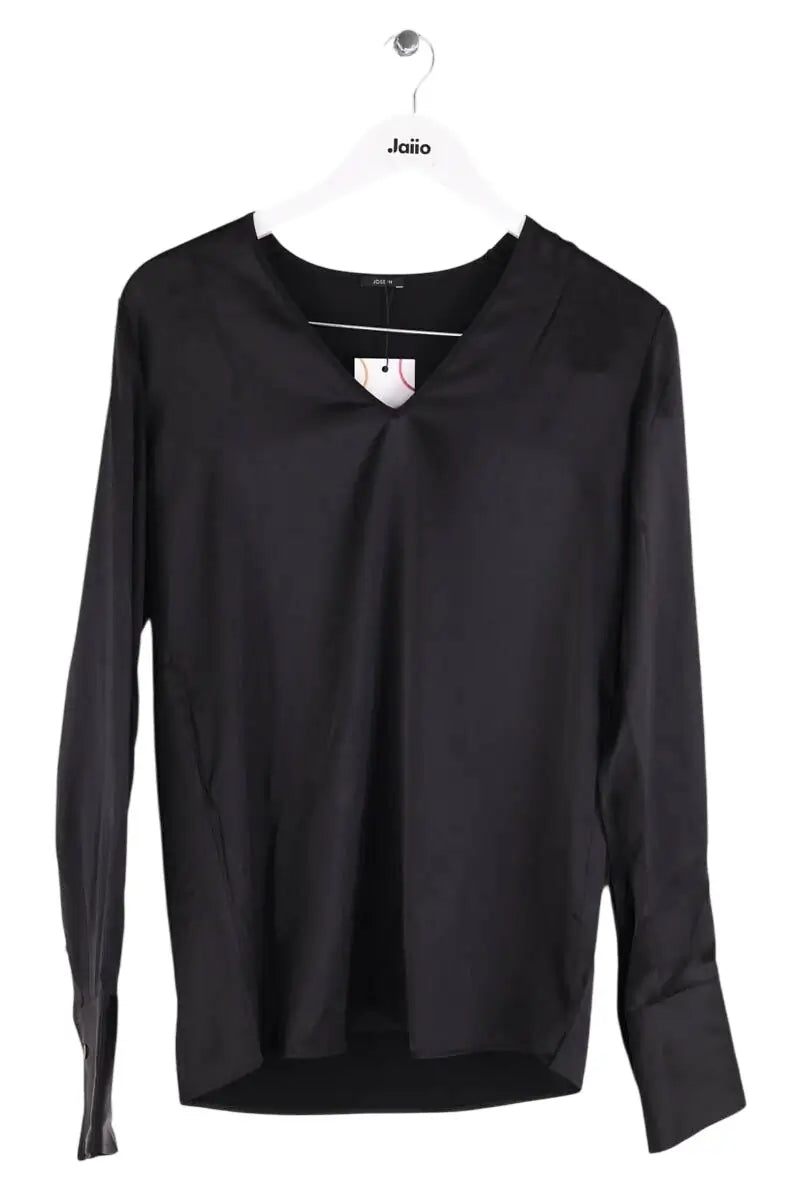 Blouse Joseph Noir en Soie, taille XS - Seconde Main