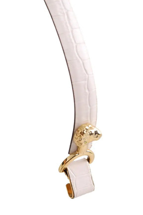 Ceinture en cuir Maje Blanc en Cuir