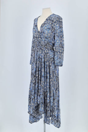 Robe Maje  Bleu