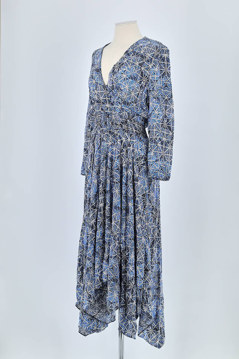 Robe Maje  Bleu
