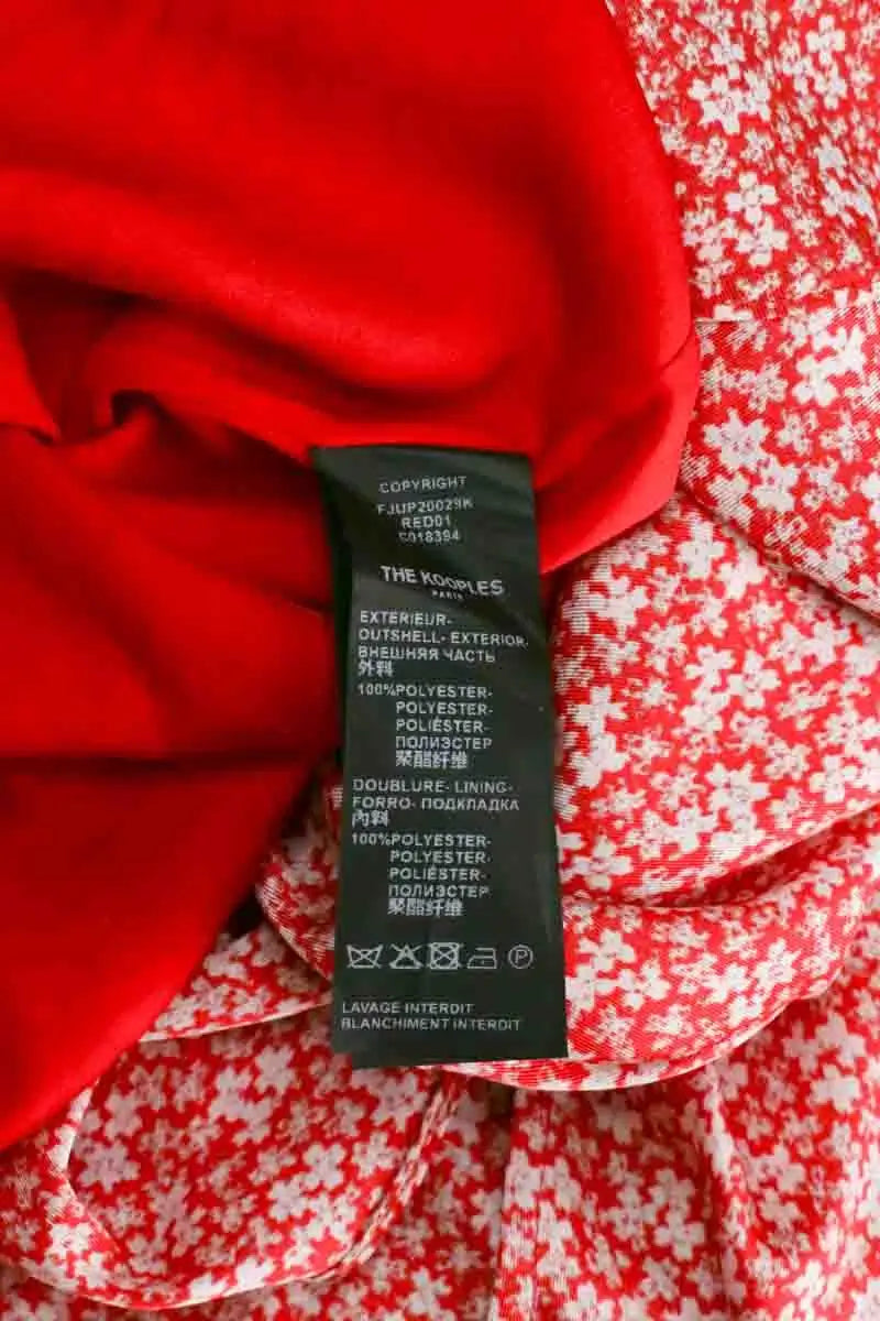 Jupe The Kooples Rouge en Synthétique