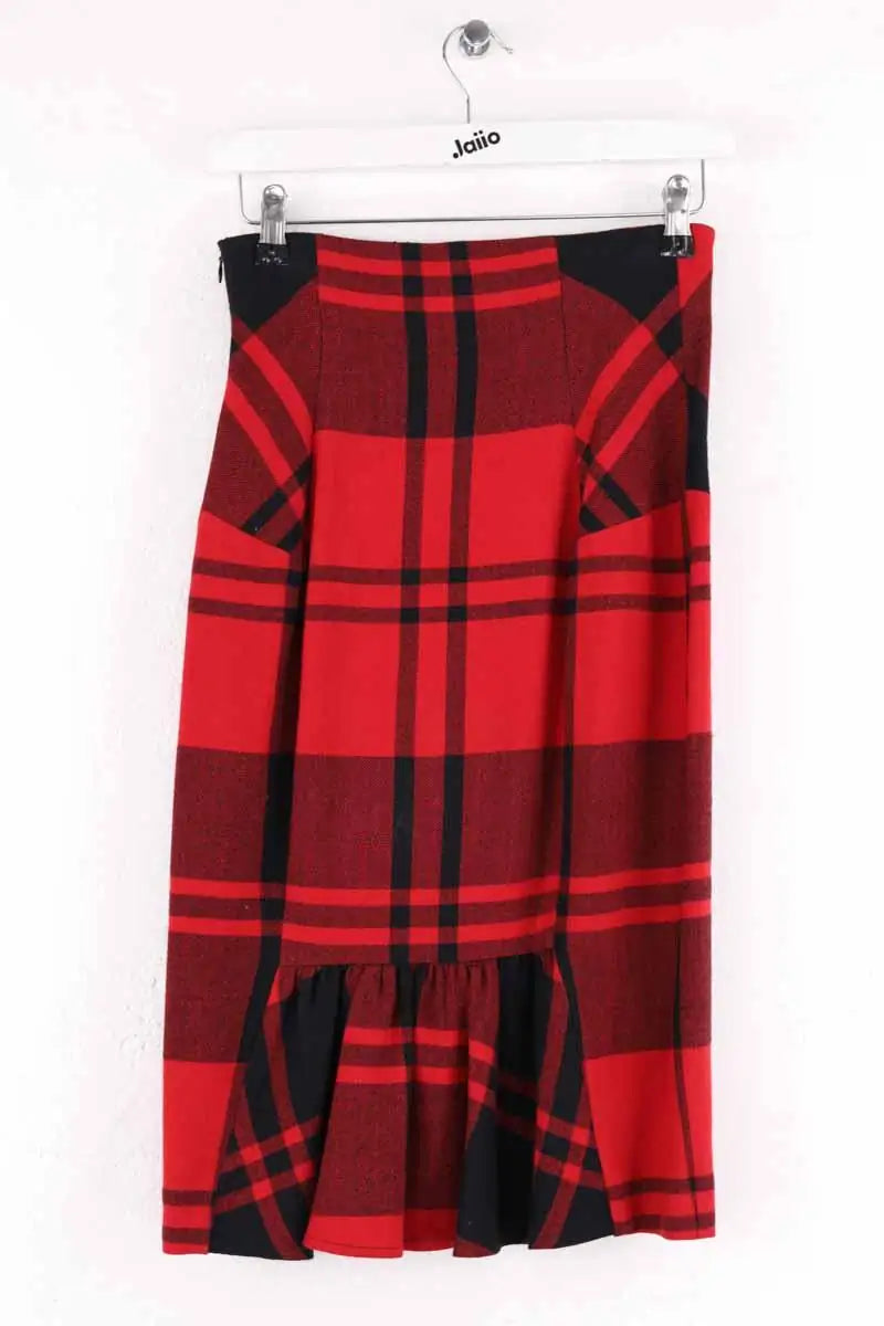 Jupe Diane Von Furstenberg Rouge en Laine