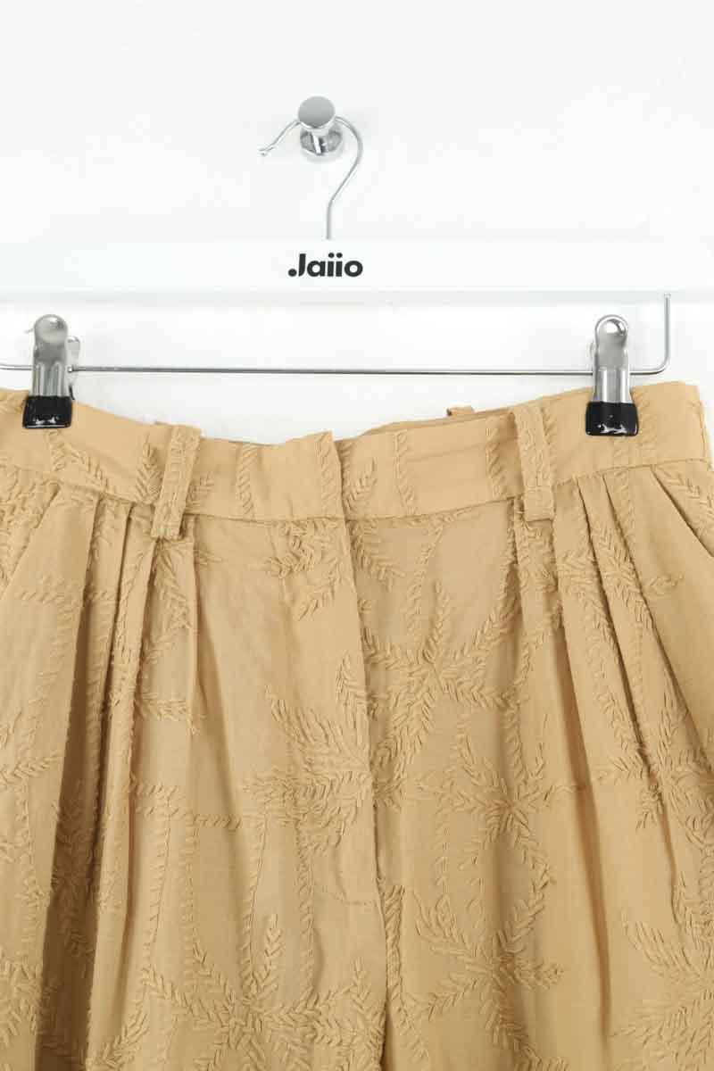 Pantalon Carot Maje  Camel