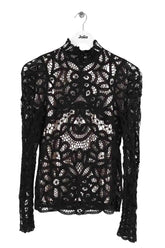 Blouse Maje Noir en Coton, taille S - Seconde Main