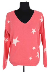 Pull Gerard Darel Rose en Cachemire, taille S - Seconde Main