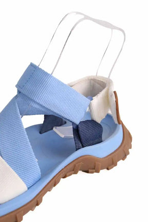 Sandales Camper Bleu en Tissu