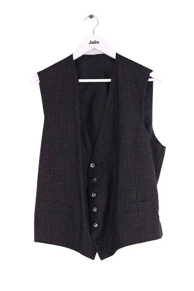 Gilet Berluti Anthracite en Laine, taille XXXL - Seconde Main