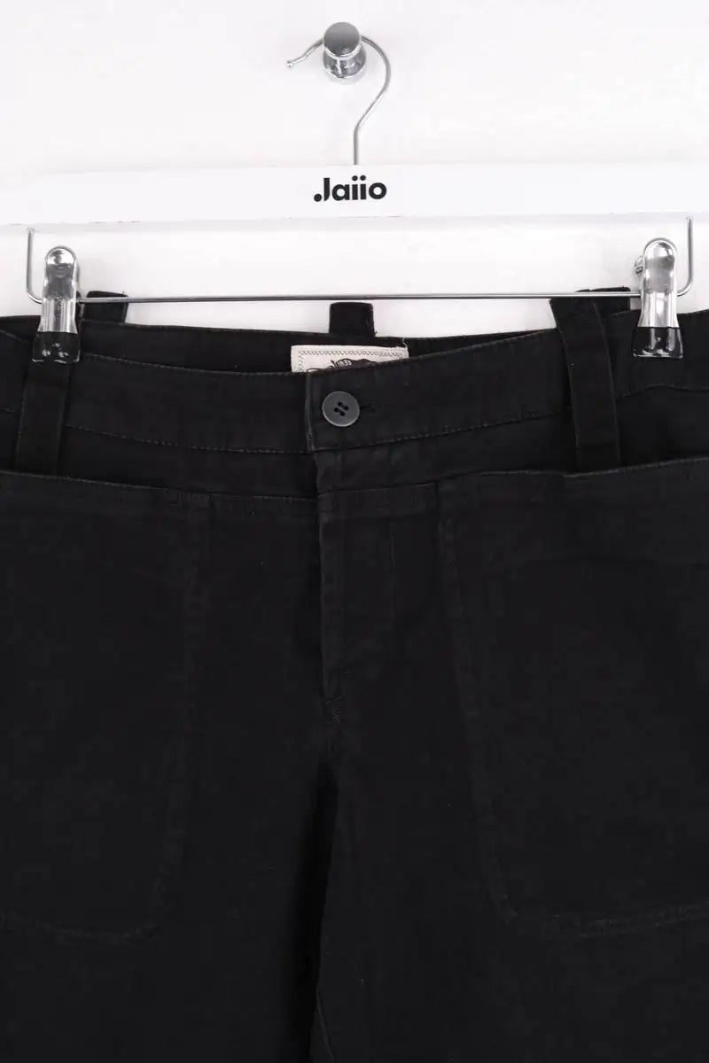 Pantalon large Burberry Noir en Coton