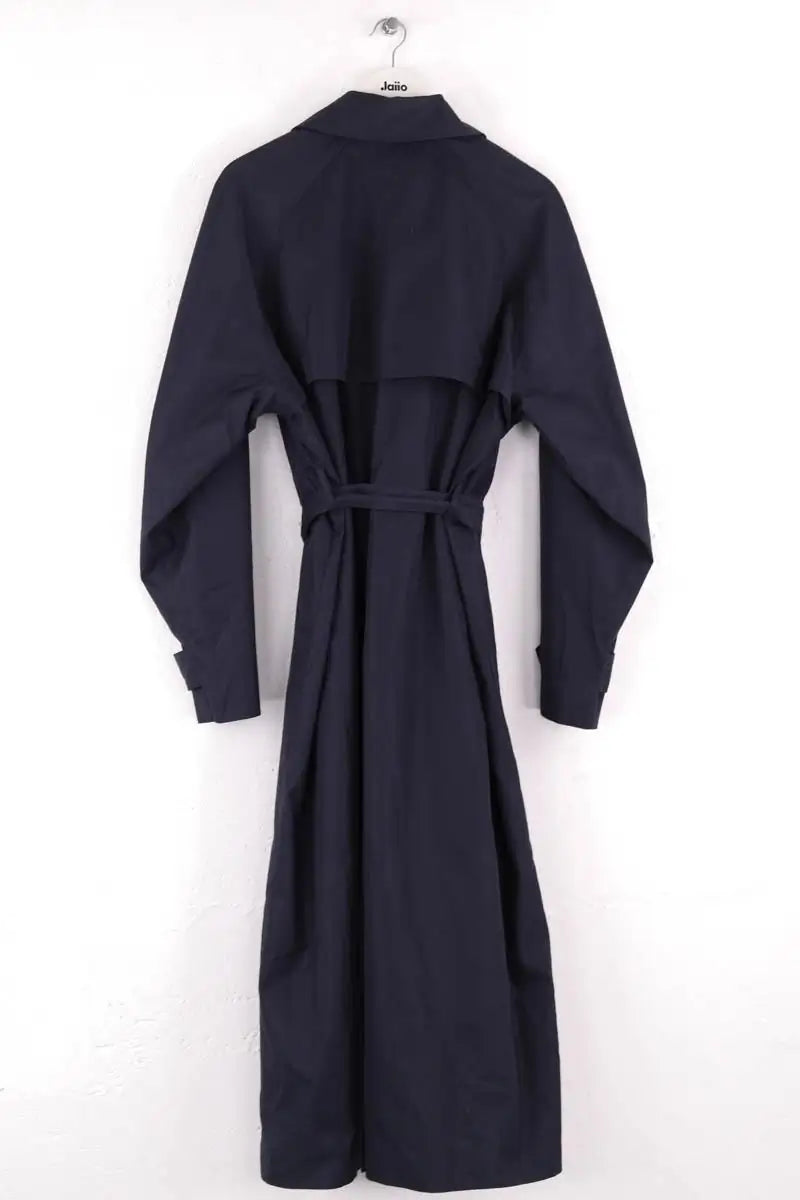Trench-coat The Frankie Shop ANDERSON Marine en Coton
