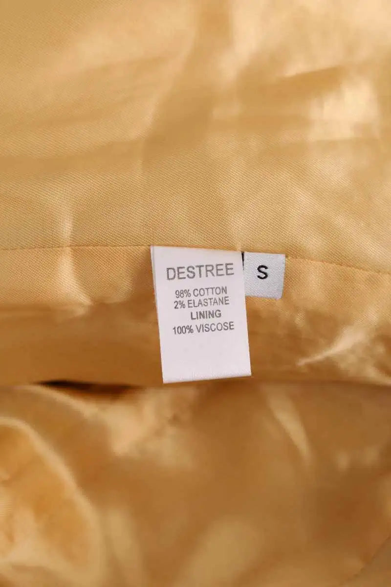 Veste Destree Jaune en Coton