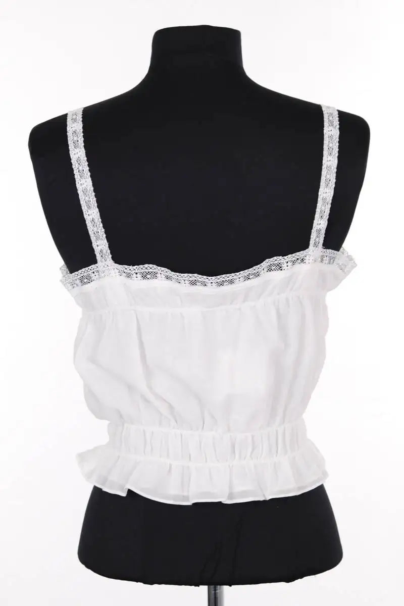 Top sans manche Faithfull The Brand Blanc en Coton