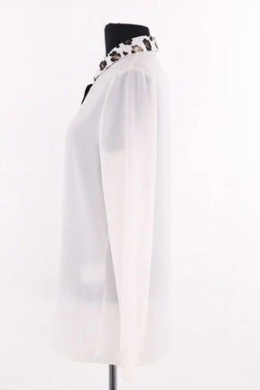 Chemise Claudie Pierlot Blanc en Synthétique