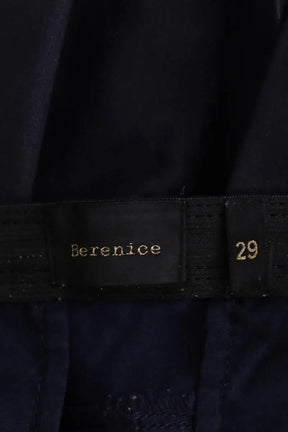 Pantalon slim Berenice Marine en Coton
