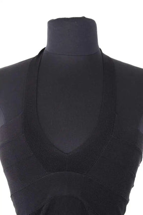 Robe Sandro Noir en Viscose