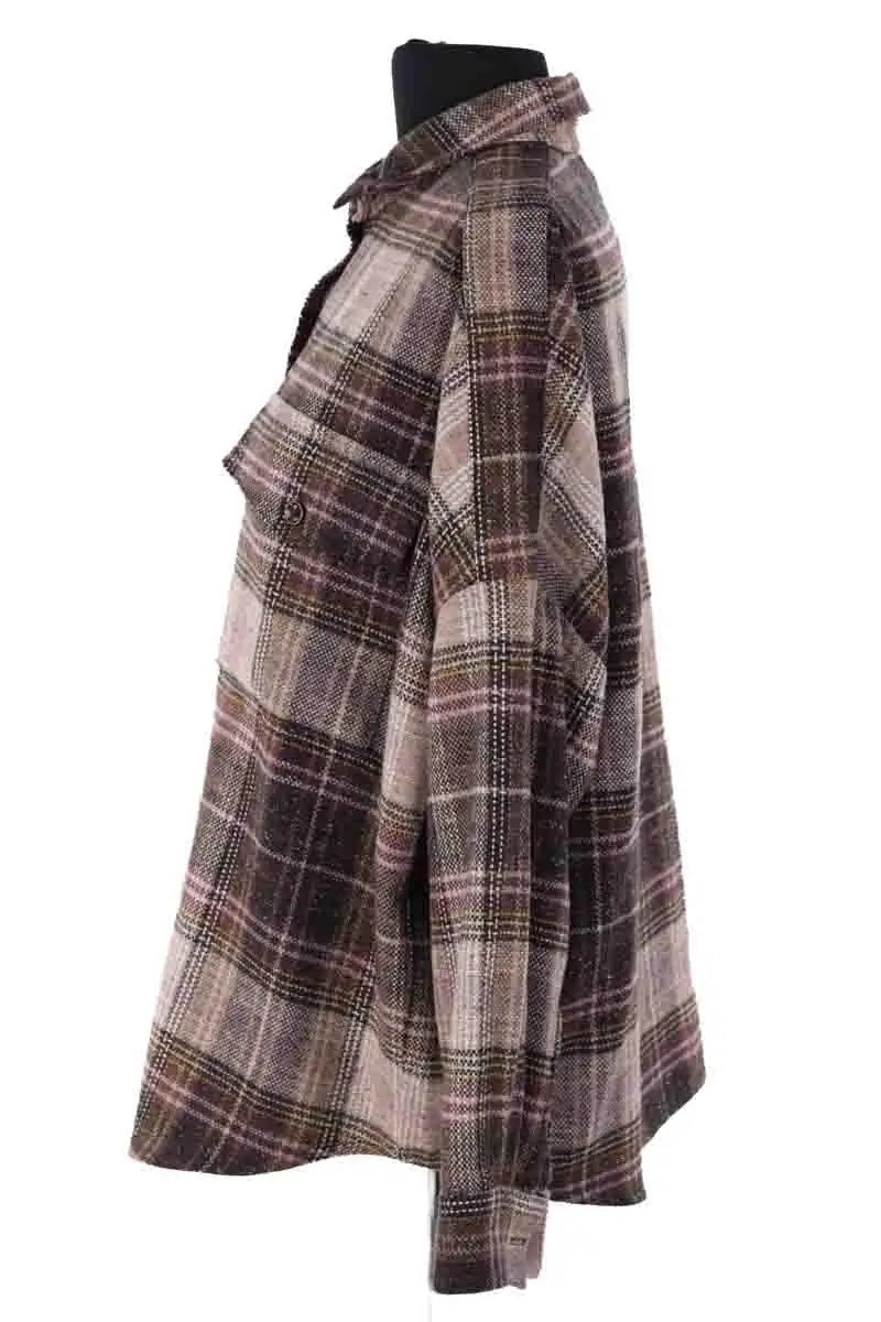 Chemise Sessun Marron en Synthétique