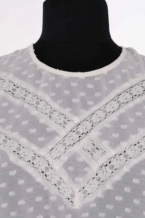 Blouse The Kooples Blanc en Synthétique