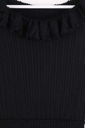 Robe Alaïa Noir en Viscose