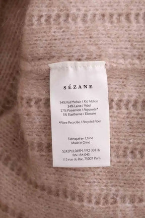 Pull Sézane Beige en Laine