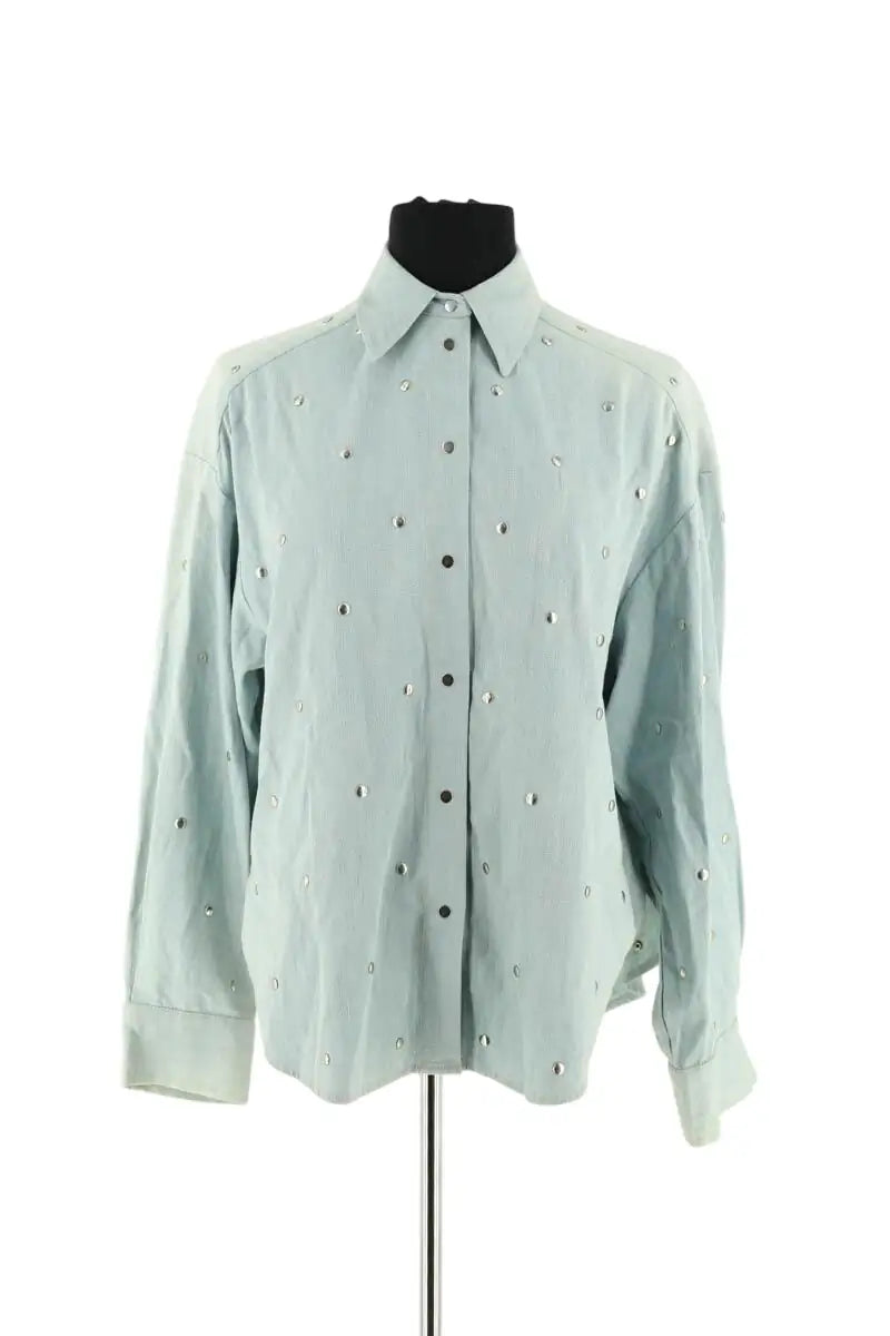 Chemise Roseanna Bleu en Coton, taille S - Seconde Main