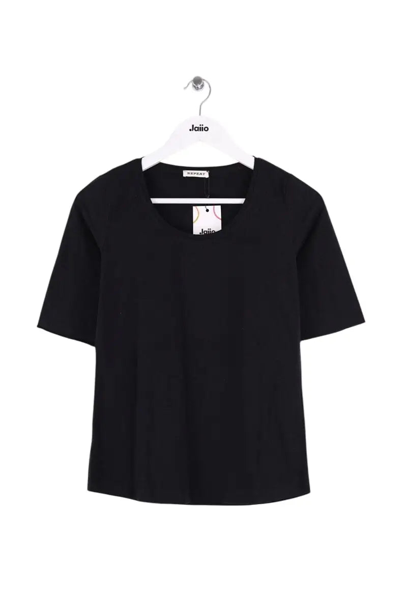 Top Repeat Noir en Coton, taille S - Seconde Main