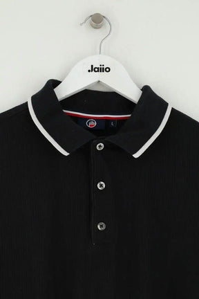 Polo Fusalp Noir en Coton