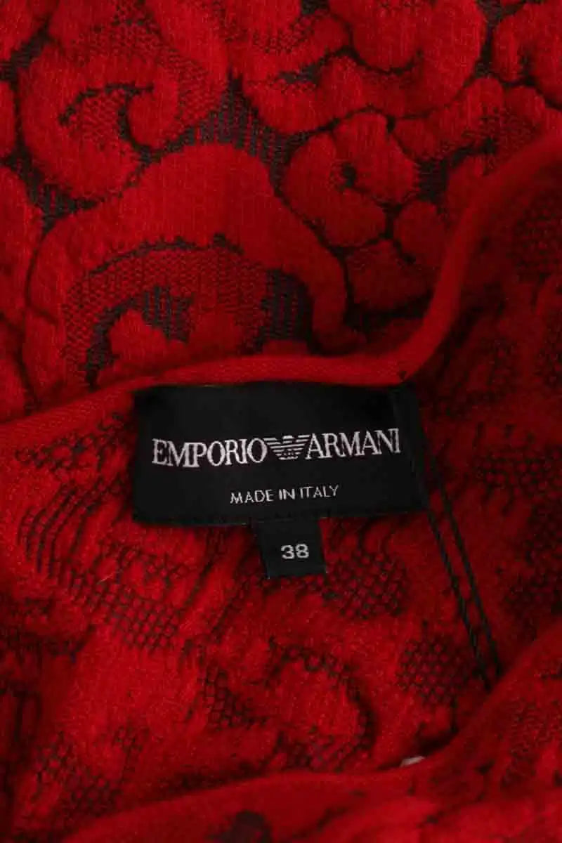 Robe Emporio Armani Rouge en Synthétique