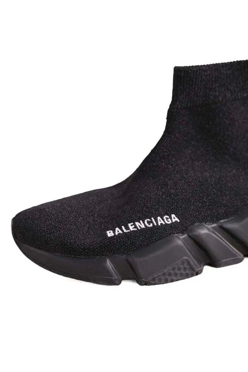Baskets Balenciaga Speed Noir en Tissu