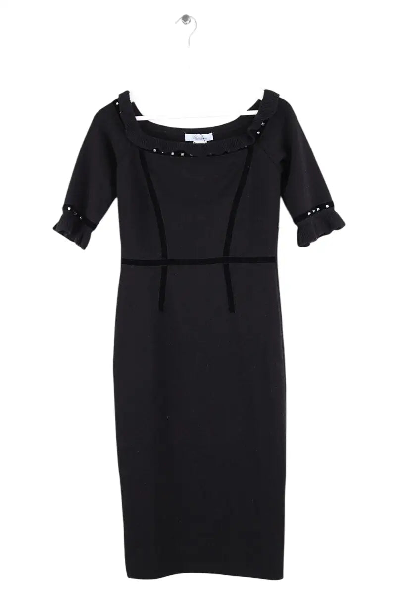 Robe Blumarine Noir en Laine, taille S - Seconde Main