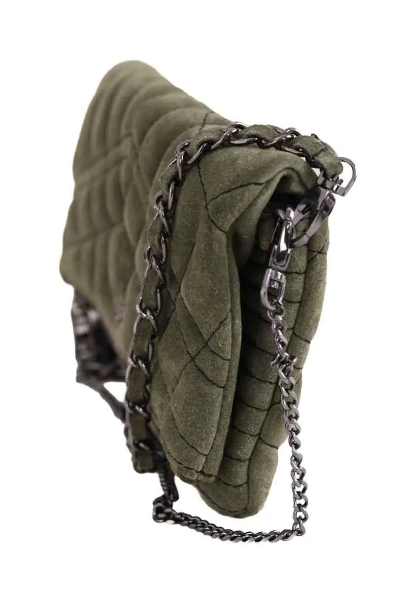 Sac à bandoulière Zadig & Voltaire Kaki en Daim