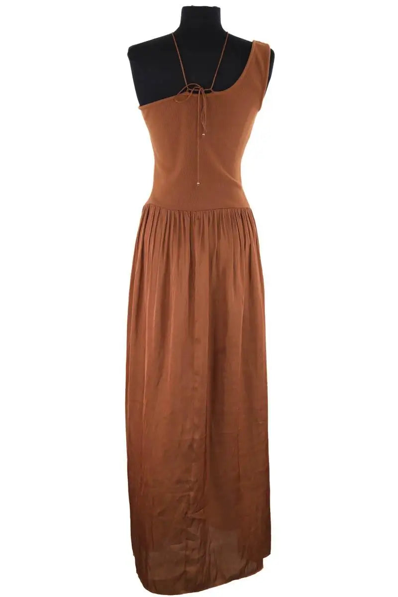 Robe Sessun Mambossa Marron en Synthétique