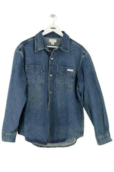Veste Calvin Klein Bleu en Coton, taille M - Seconde Main
