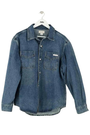 Veste Calvin Klein Bleu en Coton, taille M - Seconde Main