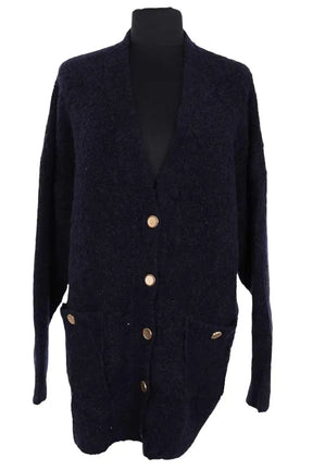 Cardigan Frame Marine en Synthétique, taille M - Seconde Main