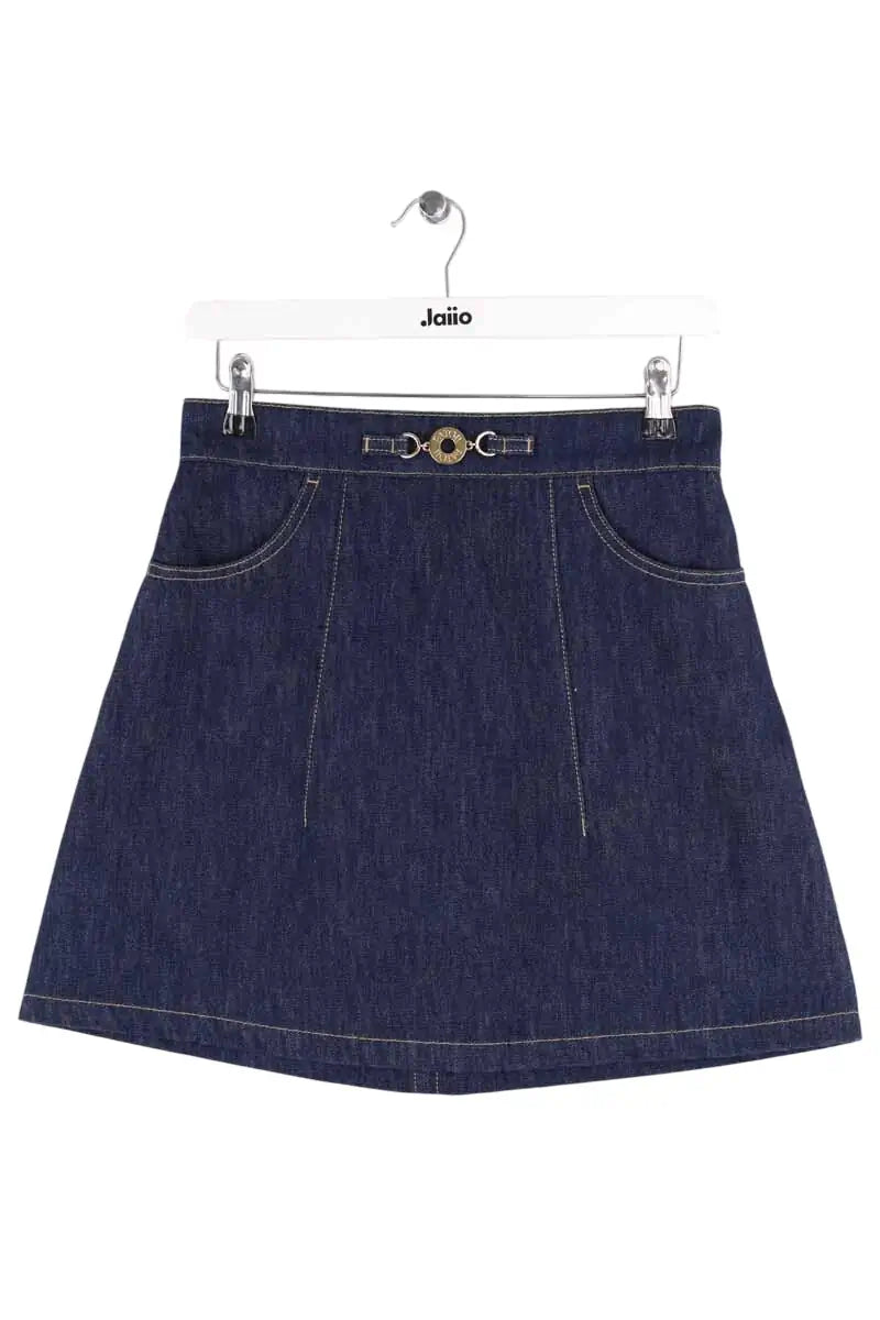Mini jupe Patou Bleu en Coton, taille M - Seconde Main