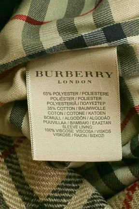 Trench-coat Burberry Beige en Synthétique