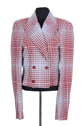 Blazer Charles Jeffrey Loverboy Rouge en Laine, taille M - Seconde Main
