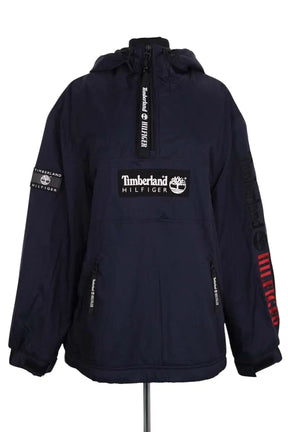 Veste Tommy Hilfiger Pop over jacket Bleu en Synthétique, taille XS - Seconde Main